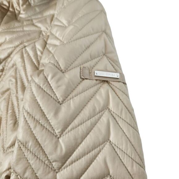 Via Spiga Walker Zig Zag Quilted Jacket - Picture 5 of 12